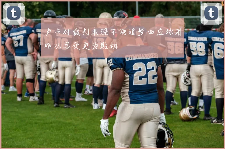 卢卡对裁判表现不满追梦回应称用难以忍受更为贴切